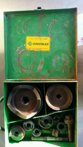 Greenlee knock out punch die set for sale