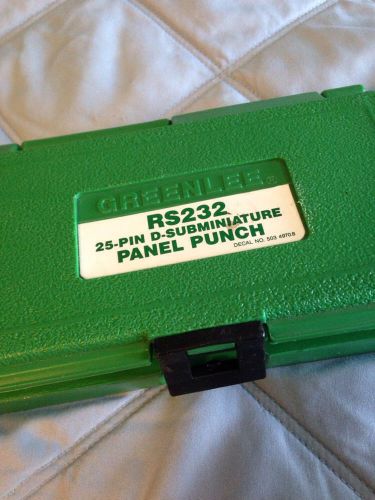 GREENLEE PANEL PUNCH