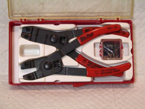 NEW SNAP ON Blue Point PR36 Internal and external Retaining Ring Pliers Set Kit