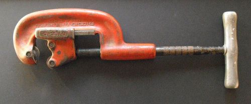 RIDGID No. 2 A 1-2 PIPE CUTTER Rigid Plumbing Tool 1/8 to 2 VGC