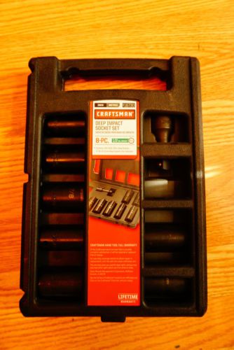 Craftsman 8pc. accessory set, 1/2-inch drive, inch/metric    16730 for sale