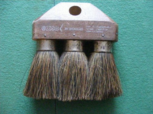 Vintage oxco 3k nickelac heavy duty roofing brush for sale