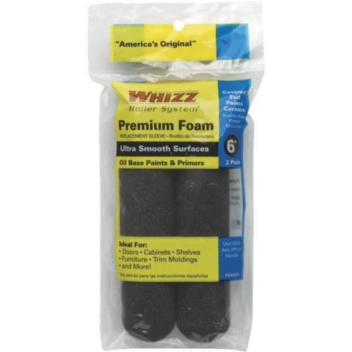 Premium black foam roller cover-2pk 6&#034; foam replc covers for sale