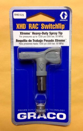 Graco xhd321 rac switchtip xtreme heavy duty spray tip for sale