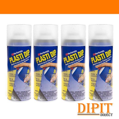 Performix plasti dip matte clear 4 pack rubber coating spray 11oz aerosol cans for sale
