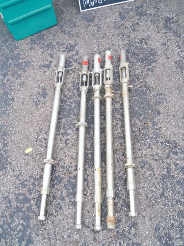(5) binks pogo stainless air operated barrel pumps low medium high viscosity ? for sale
