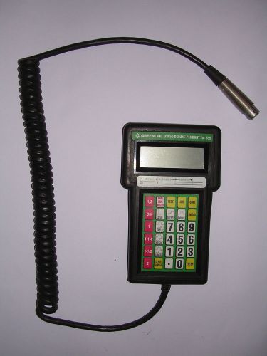 Greenlee 855 deluxe remote computer  contoller calculates bend length &amp; offsets for sale