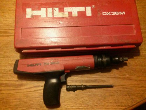 Hilti DX 36M Powder Actuated Fastner Tool W/ Case