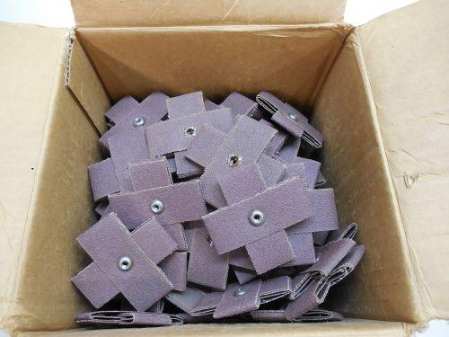 Merit cross pads 08834184184 cp 2-1/2 x 2-1/2x1 80 grit box of 88 for sale