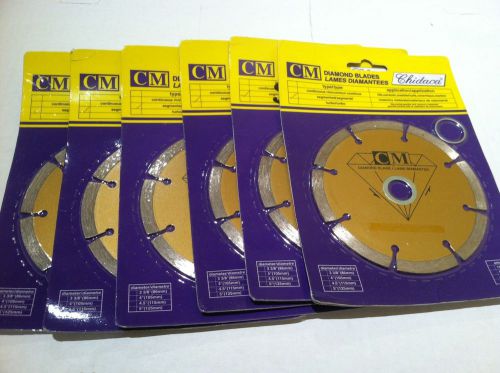 4.5 inch diamond blades -for cutting tile,porcelain,stone   6piece