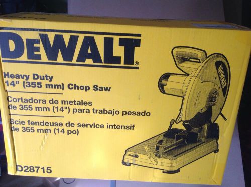 Dewalt D28715 chop saw new in box