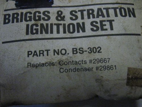 Briggs &amp; Stratton Engine Points &amp; Condenser 29667 29861
