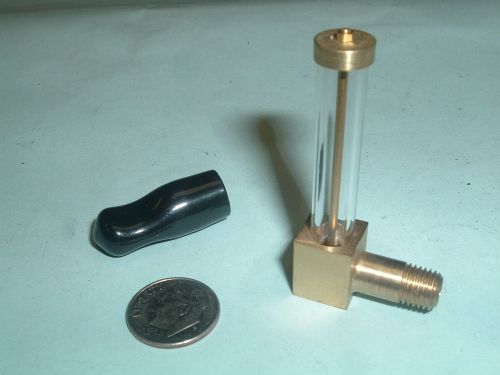 Mini Model Hit and Miss Gas Engine Brass Gas,Oil, or Water gauge New!