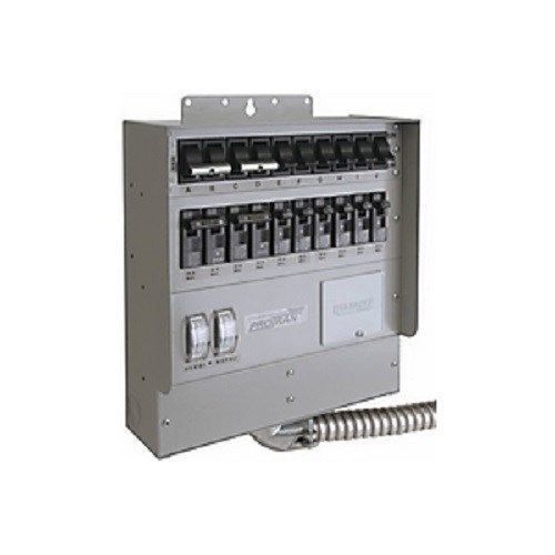 Reliance Controls Q510C / CQ510C 10-Circuit 50 Amp Generator Transfer Switch