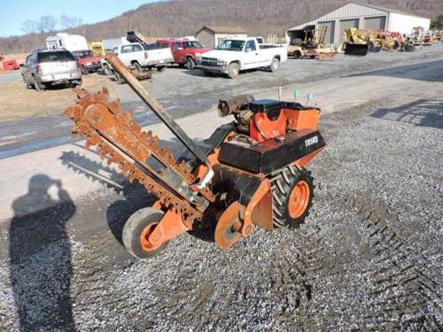 2003 ditch witch 1820 h walk behind trencher honda 18hp carbide chain hydraulic for sale