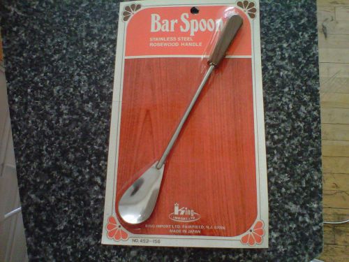 LOT OF 12 BAR SPOON  NEW ON CARD MADE IN JAPAN