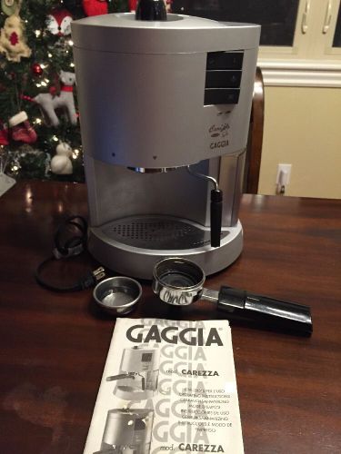 Gaggia Model: Carezza (Silver) Espresso Machine