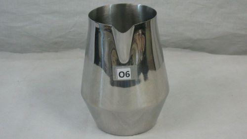 50 OUNCE FROTHING PITCHER. 18/10 STAINLESS STEEL