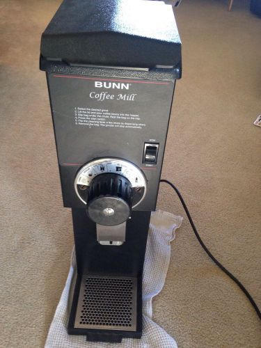 Bunn G3-HD-Black Bulk Coffee Mill Bulk Grinder 22100 Excellent Condition!!!