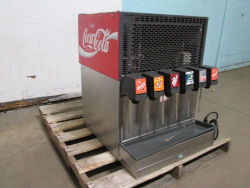&#034; CORNELIUS &#034; COUNTER TOP COMMERCIAL  H.D. REFRIGERATED 6 HEADS SODA DISPENSER