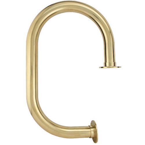 Classic service bar rail - 2&#034; diameter - polished brass finish - bar dividers for sale
