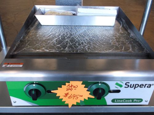 24&#034; supera lcg24-1 flat grill (new!) for sale