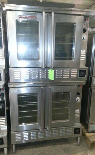 Blodgett double stack gas zephaire-g convection baking oven for sale