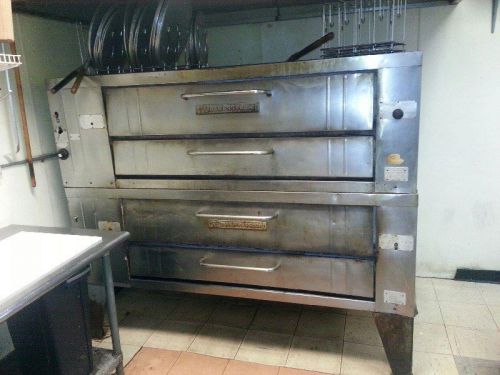 Bakers pride double stack pizza ovens for sale