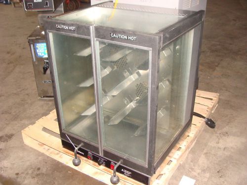 &#034; old hickory &#034; bar-b-q bbq cook / chicken rotisserie oven + clear display case for sale