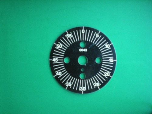 New oven timer dial plate for mechanical w/knob 0 to 60 min alto-shaam blodgett for sale