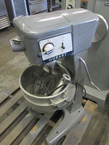 Hobart D300 Mixer w/Attachments (Bowl, Whip, Hook, Beater Paddle)