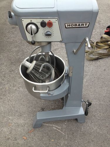 Hobart 30qt Mixer D300T Stainless Bowl and 3 Hobart Attachments 115 volts