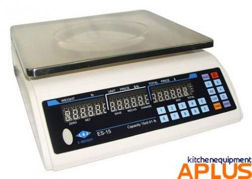 L&amp;j computing scale 15 lbs. capacity model es-15 for sale