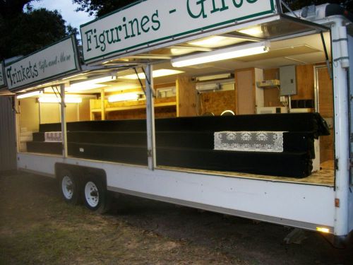 1995 8&#039;x27&#039; wells cargo merchandise,vending, display, concession trailer for sale