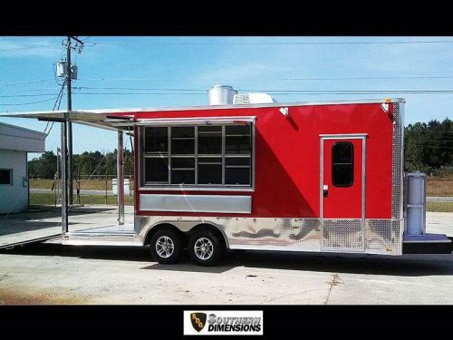 24&#039; BBQ Porch Trailer, with Sinks, Hood, Gas, and Fire Suppresion