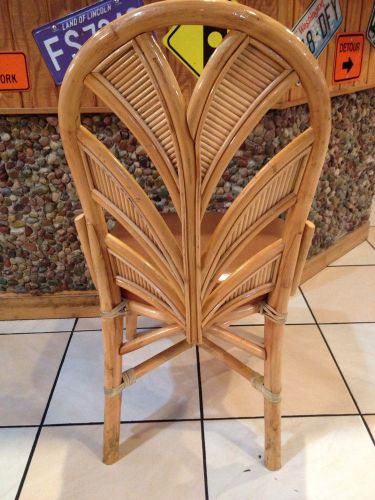 Bamboo Fan Back Commercial Restaurant Chairs Seating Lot