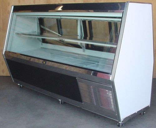 Nice marc mdl 8 glass front merchandiser meat deli cold foods display case for sale