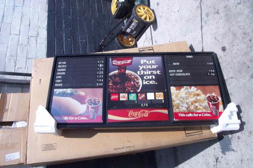 MENU SIGNS , 2 FOR ONE PRICE, NEW, LIGHTED ,  900 ITEMS  ON E BAY, MORE OPTIONS