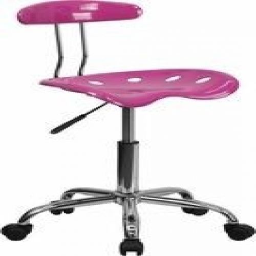 Flash Furniture LF-214-CANDYHEART-GG Candy Heart and Chrome Computer Task Chair