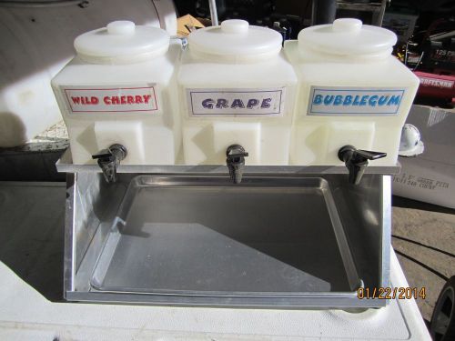Shave Ice Syrvelle Syrup Dispensers