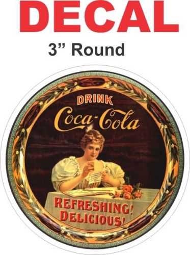 Vintage style  coke coca cola vinyl  decal / sticker - nice for sale