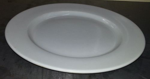 Undecorated Bone China Plates - Lot of 65 - White - 10.5&#034; diameter