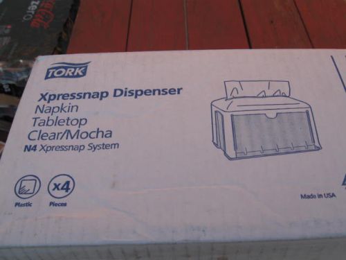 Tork Xpressnap Napkin Tabletop Dispenser 47XPT  Case of 4