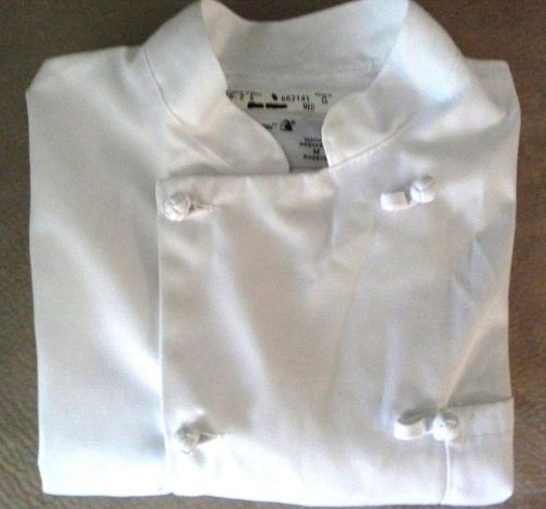 Pre owned CHEF COAT JACKET white women size M good condition