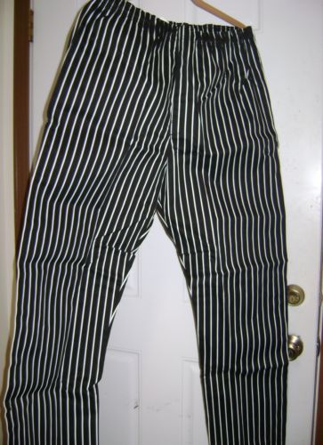 New w/out Tags FAME CHEF UNISEX Baggy Cook Pants Size Small