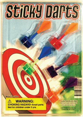 250 1&#034; TOY FILLED VENDING CAPSULES STICKY DARTS PARTY FAVOR