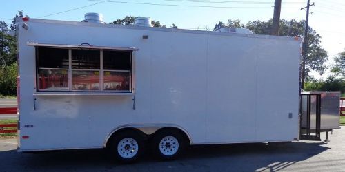 Concession Trailer 8.5&#039;x20&#039; White - Catering Food Vending Event