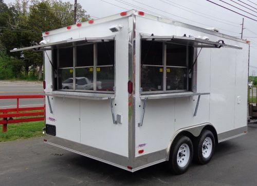 Concession trailer 8.5&#039;x14&#039; white - event custom enclosed kitchen for sale