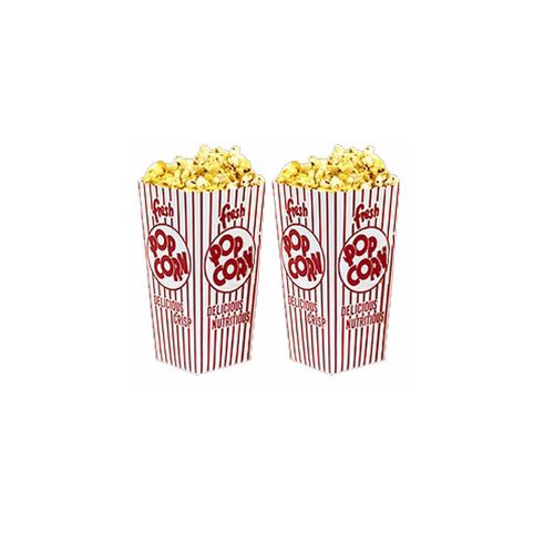 Great Northern Popcorn 50 Count Movie Theater  Popcorn Boxes .79 Ounce Open Top