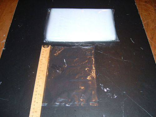 6&#034; x 8&#034; Clear Flat Plastic Poly  Bags pkg/100